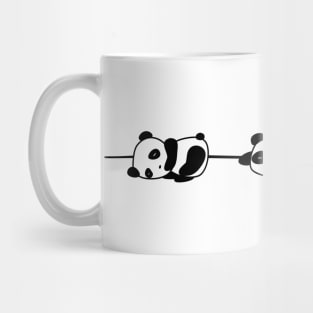 Panda Baby Love Children Manga Cute Funny Sleepy Bear Vegan Gift Mug